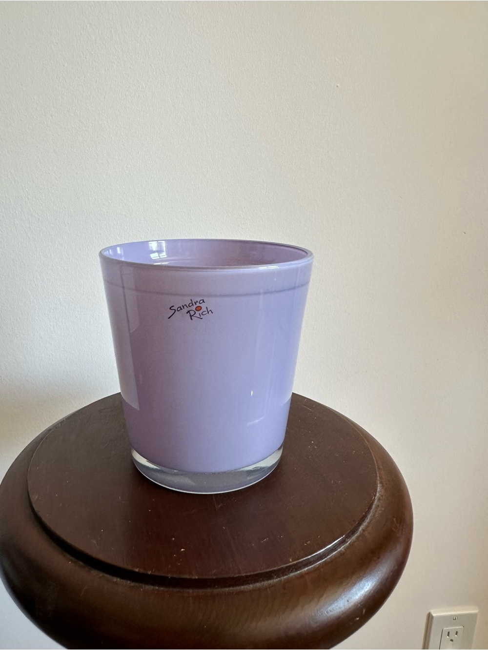 Sandra Rich Lilac Glass Vase Set of two